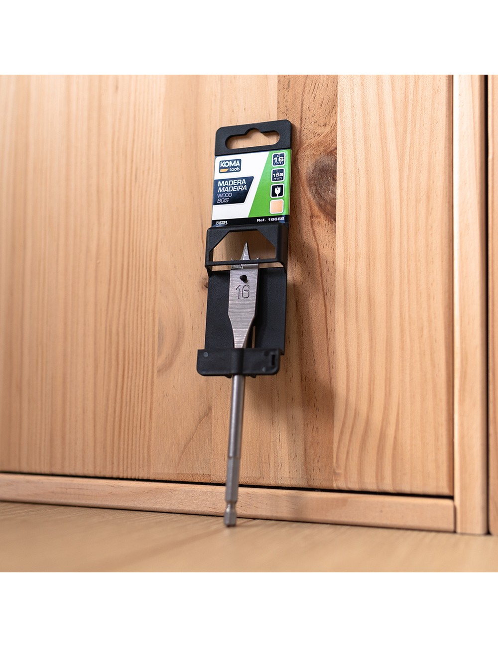 Broca plana para madera ø28,00 x 152 mm