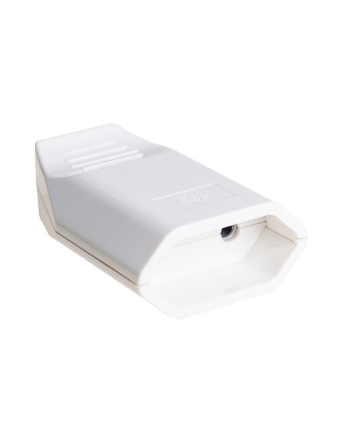 Base aerea con faldón 10 a 250 v blanca