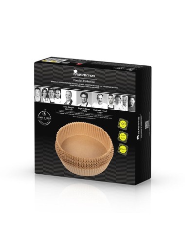 Bandeja de papel para freidora de aire ø16 x 4,5 cm