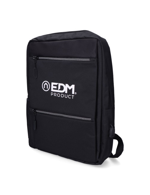 *merchandising* mochila de oficina negra pierre delone edm