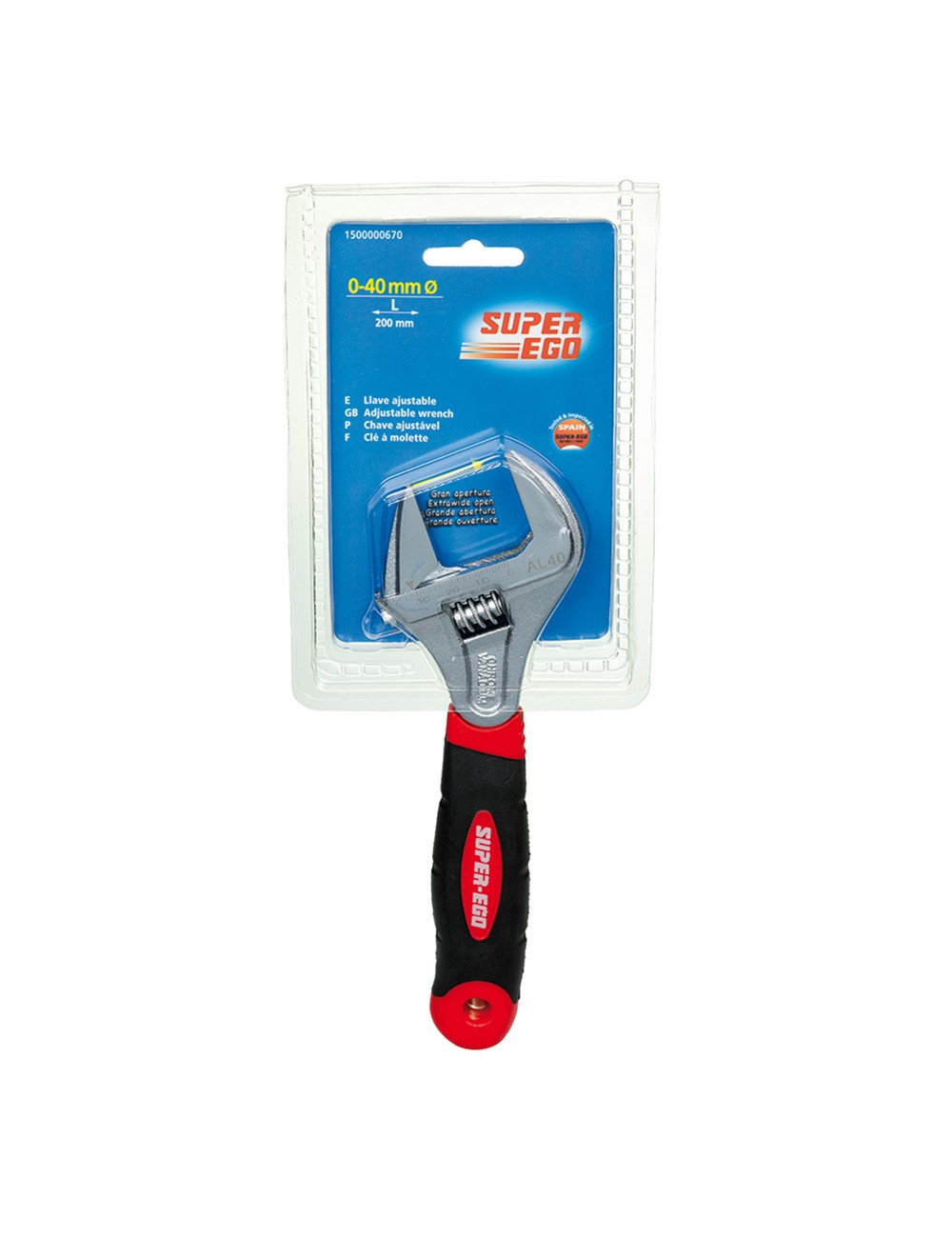 Llave ajustable de gran apertura 8" 1500000670 super ego