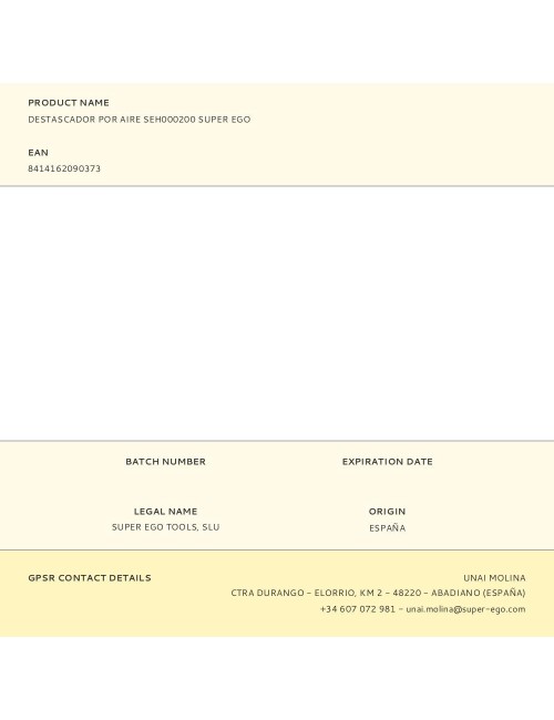 Destascador por aire