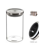 Tarro de cristal con tapa de metal 1000 ml