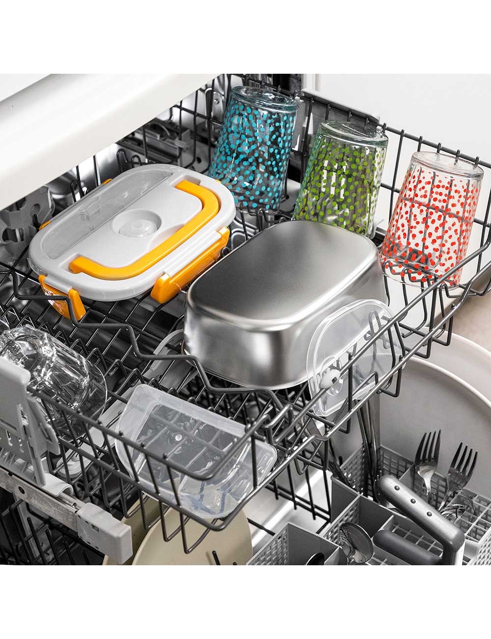 Fiambrera eléctrica 1,05 l para oficina y coche