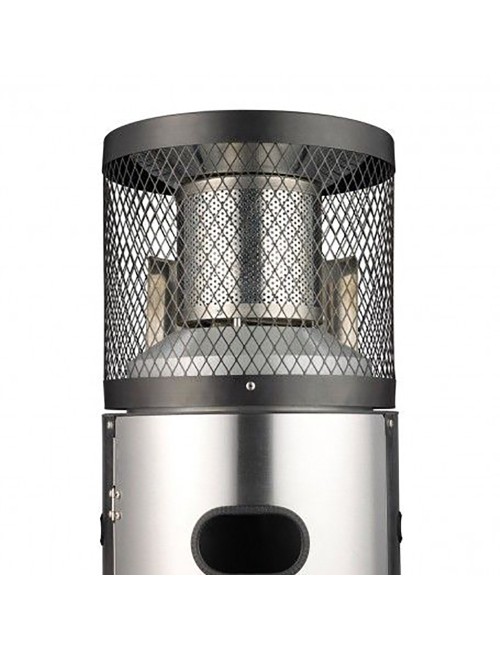 Estufa de gas de acero inoxidable para uso en exterior ø42 x 115 cm