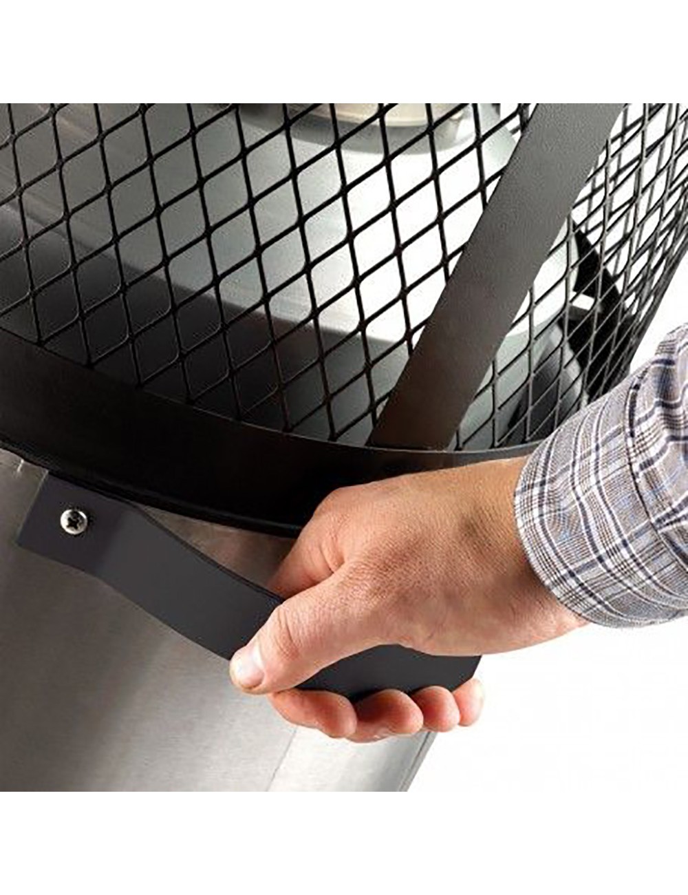 Estufa de gas de acero inoxidable para uso en exterior ø42 x 115 cm