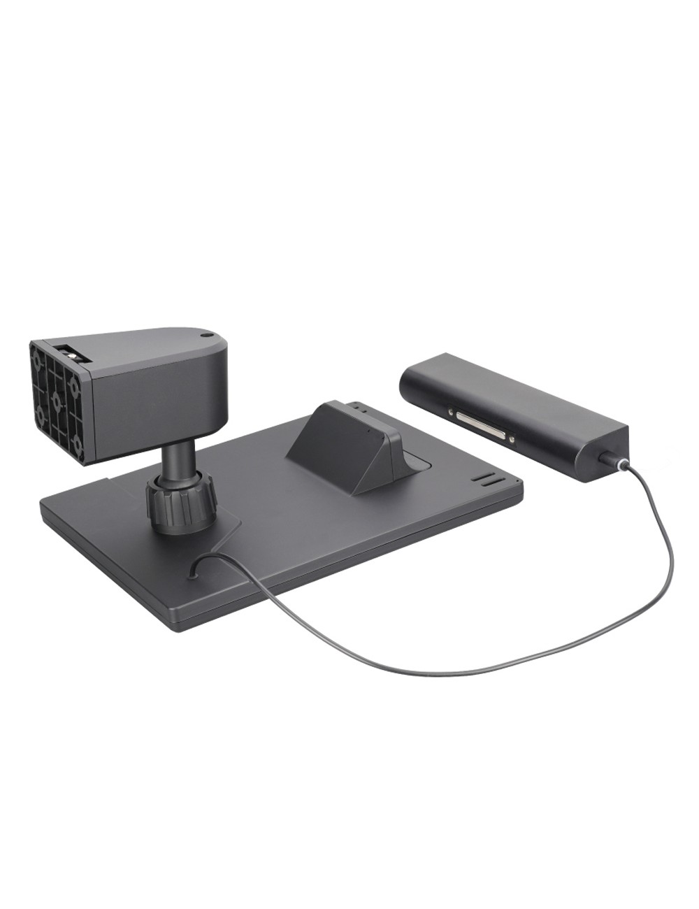 Aplique solar led 6w 720lm 6.500k con sensor crepuscular y movimiento. punto de luz extraíble. color negro edm