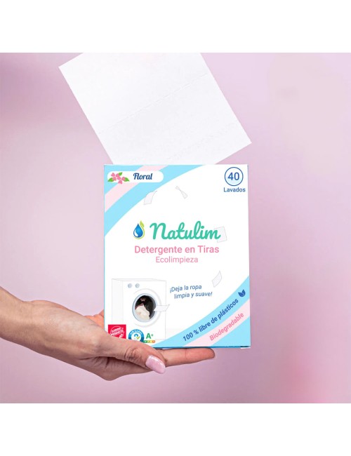 Detergente en tiras floral 40 lavados
