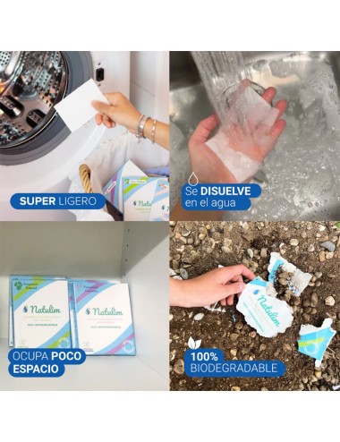 Detergente en tiras floral 40 lavados