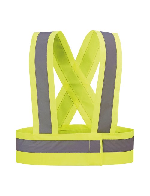 Tirantes de alta visibilidad color amarillo fluor hvt talla m