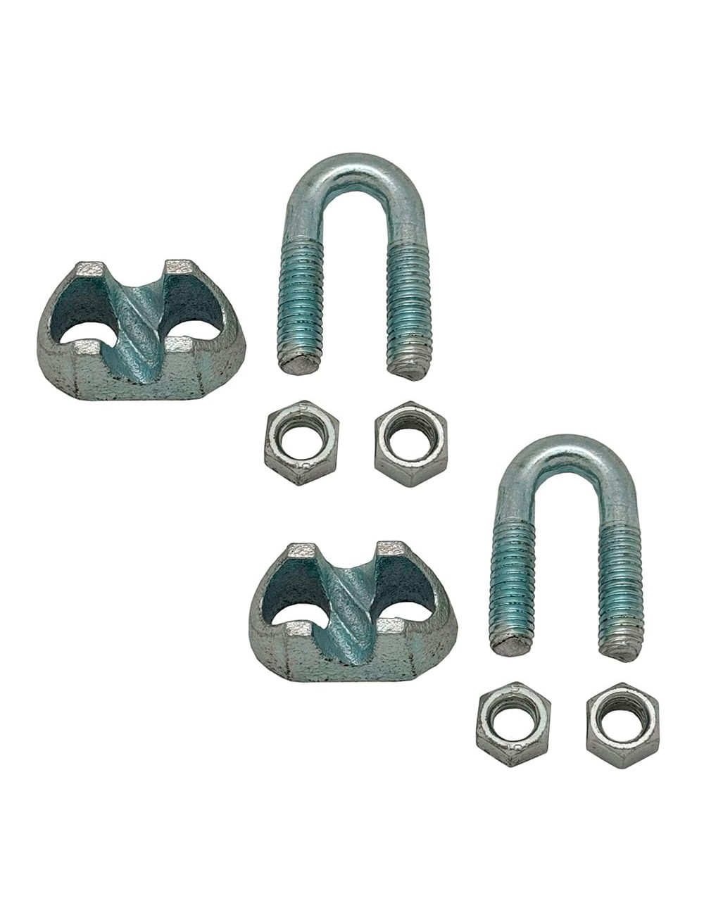 Sujetacable din-741 sjt01, acero galvanizado, m6 5/16". 2 unidades Sujetacable din-741 sjt01, acero galvanizado, m6 5/16". 2 unidades