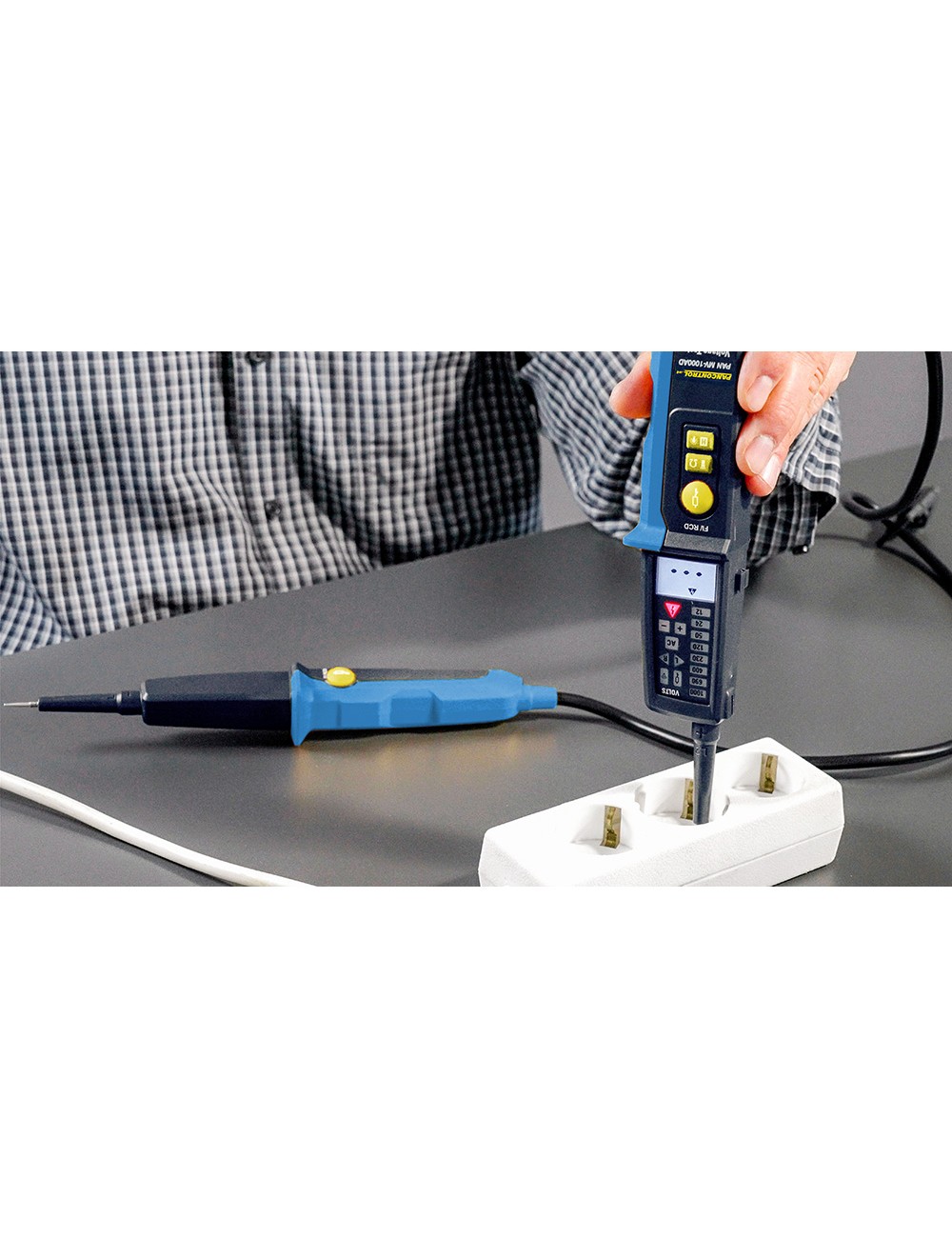 Probador de voltaje y continuidad pan mv-1000ad 1000v pancontrol