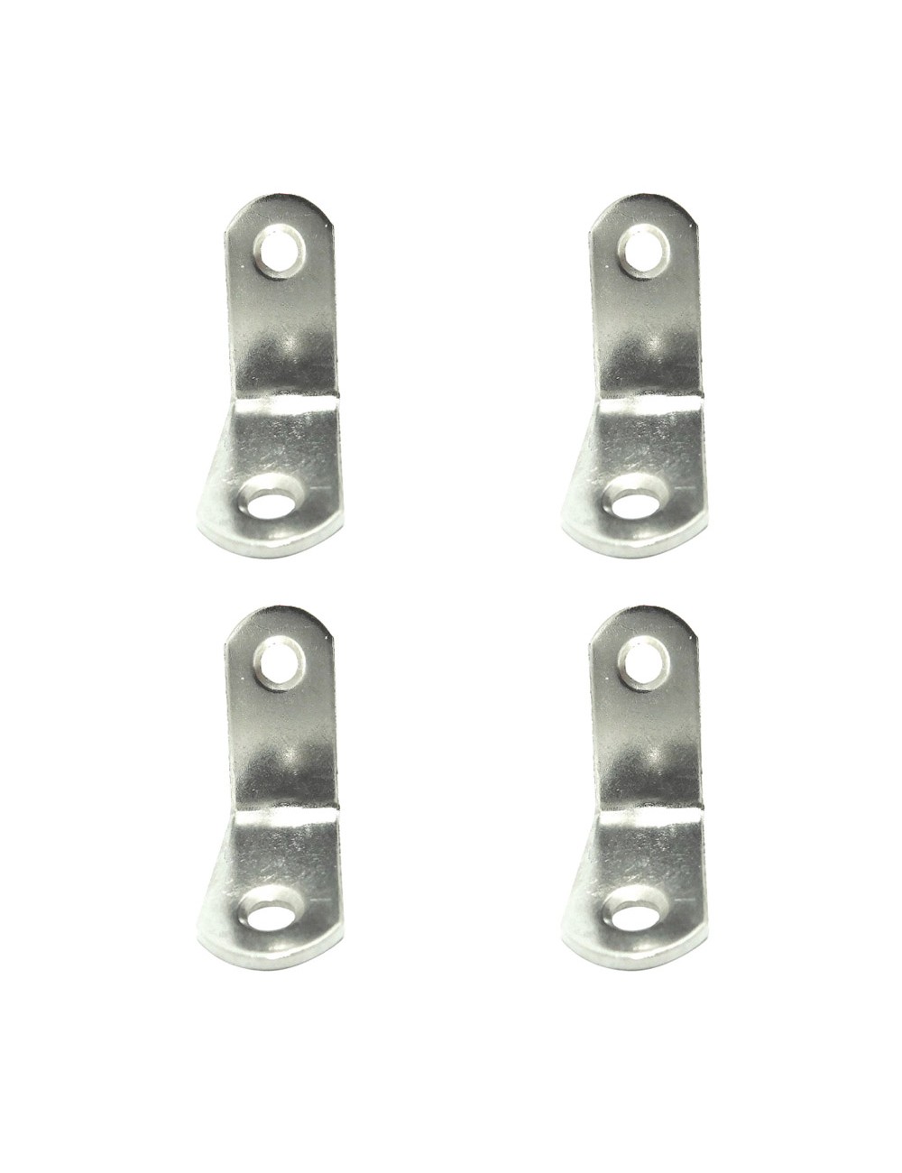 Ángulo refuerzo an24, acero inoxidable, 30 x 30 x 16 mm. 4 unidades