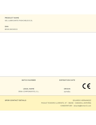 Gel lubricante pasacables 0,5l
