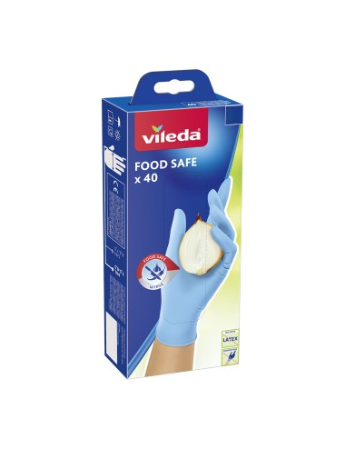 Guantes food safe 40 uds m/l