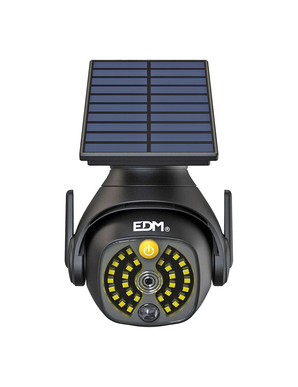 Cámara simulada con aplique solar