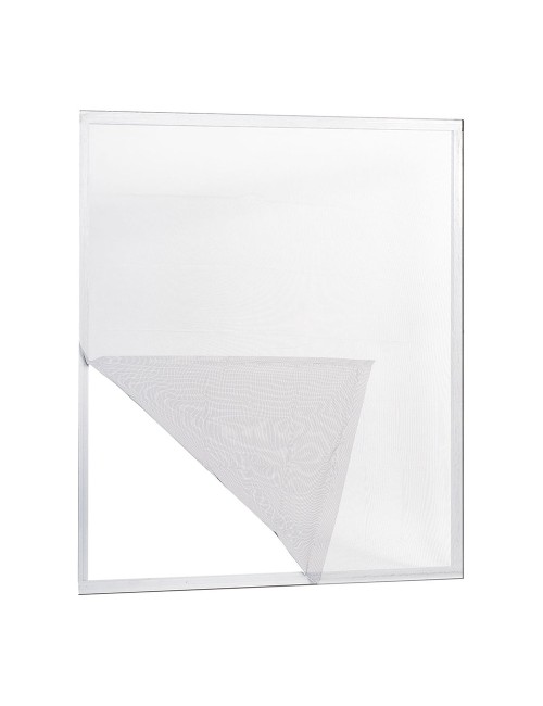 Mosquitera adhesiva blanca 120 x 240 cm, 2 piezas 65 x 240 cm