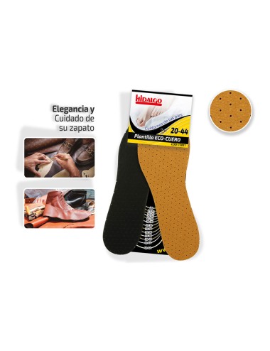 Plantilla para calzado eco-cuero