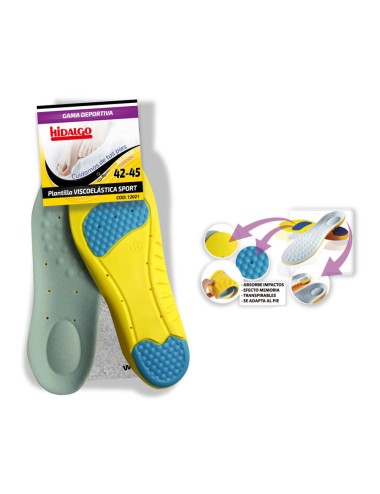 Plantilla para calzado viscoesport t: 42-45