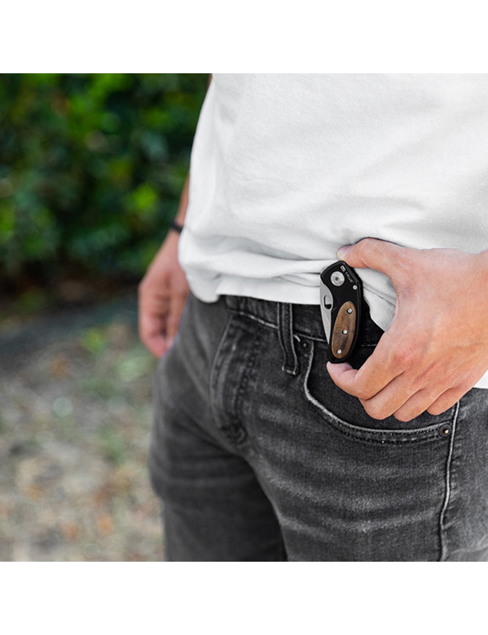 Navaja jacknife pequeña robusta y resistente