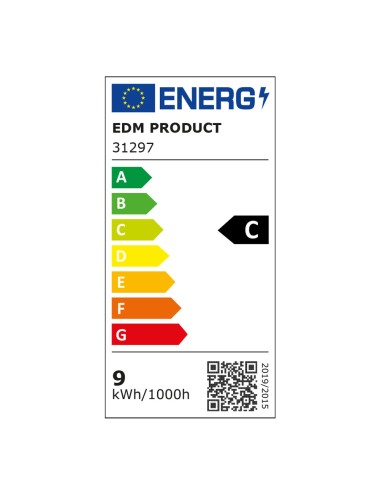 Tubo led t8 9 w 1.460 lm 4.000 k luz día clase c (eq.18w) ø2,6 x 60 cm