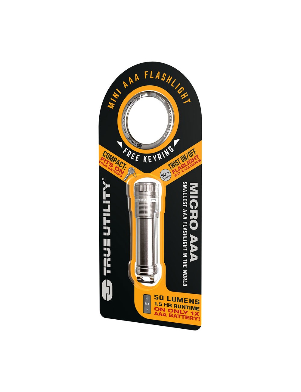Micro linterna llavero aaa