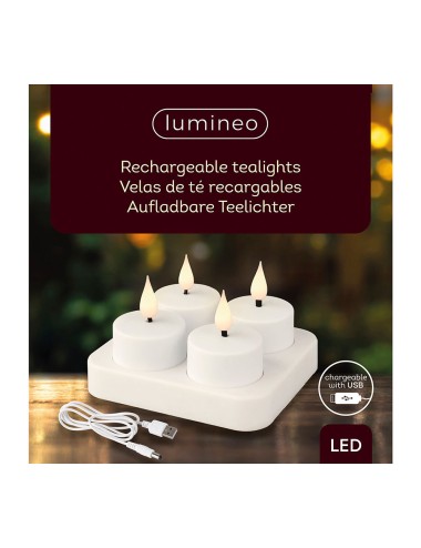 Vela led recargable 485346