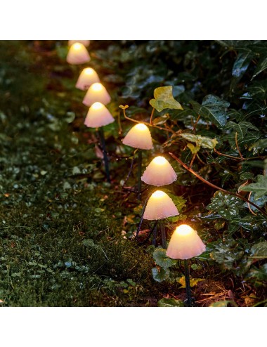 Estaca led con forma de seta con 8 funciones para exterior 491762