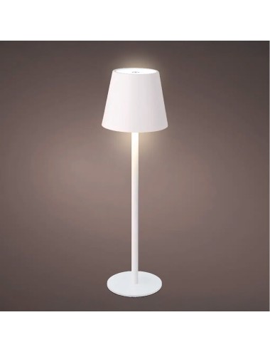 Lámpara led de mesa regarcable nterior color 27 cm blanco