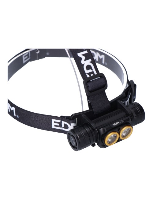 Linterna led frontal thunder track 3000 lm