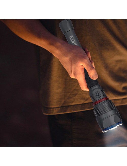 Linterna led de largo alcance 18000 lm