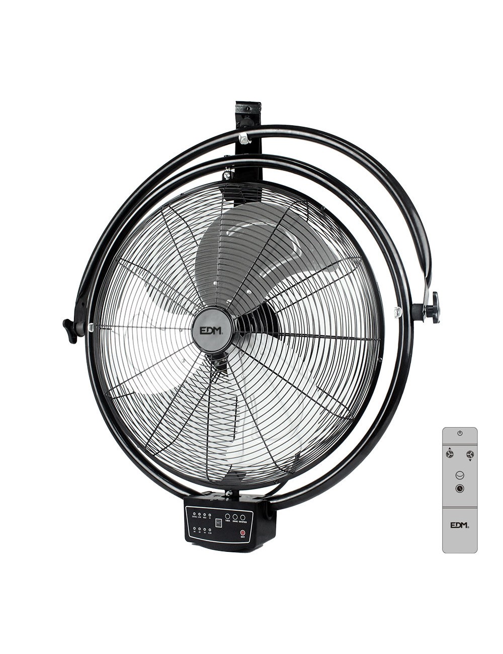 Ventilador pared-techo industrial, potencia 120 w 64,9 db aspas ø50 cm