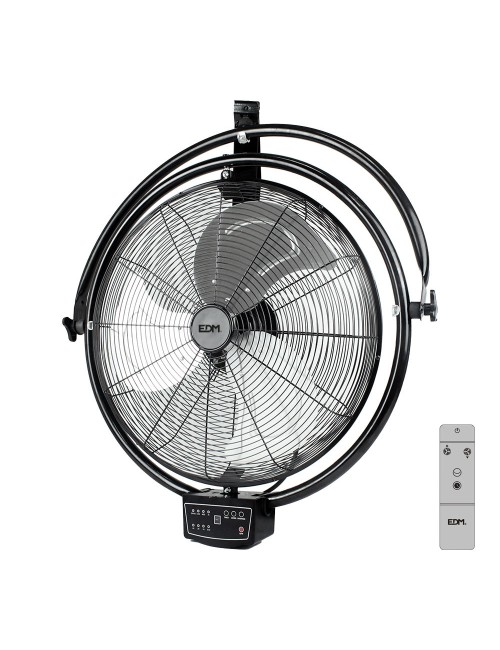 Ventilador pared-techo industrial, potencia 120 w 64,9 db aspas ø50 cm