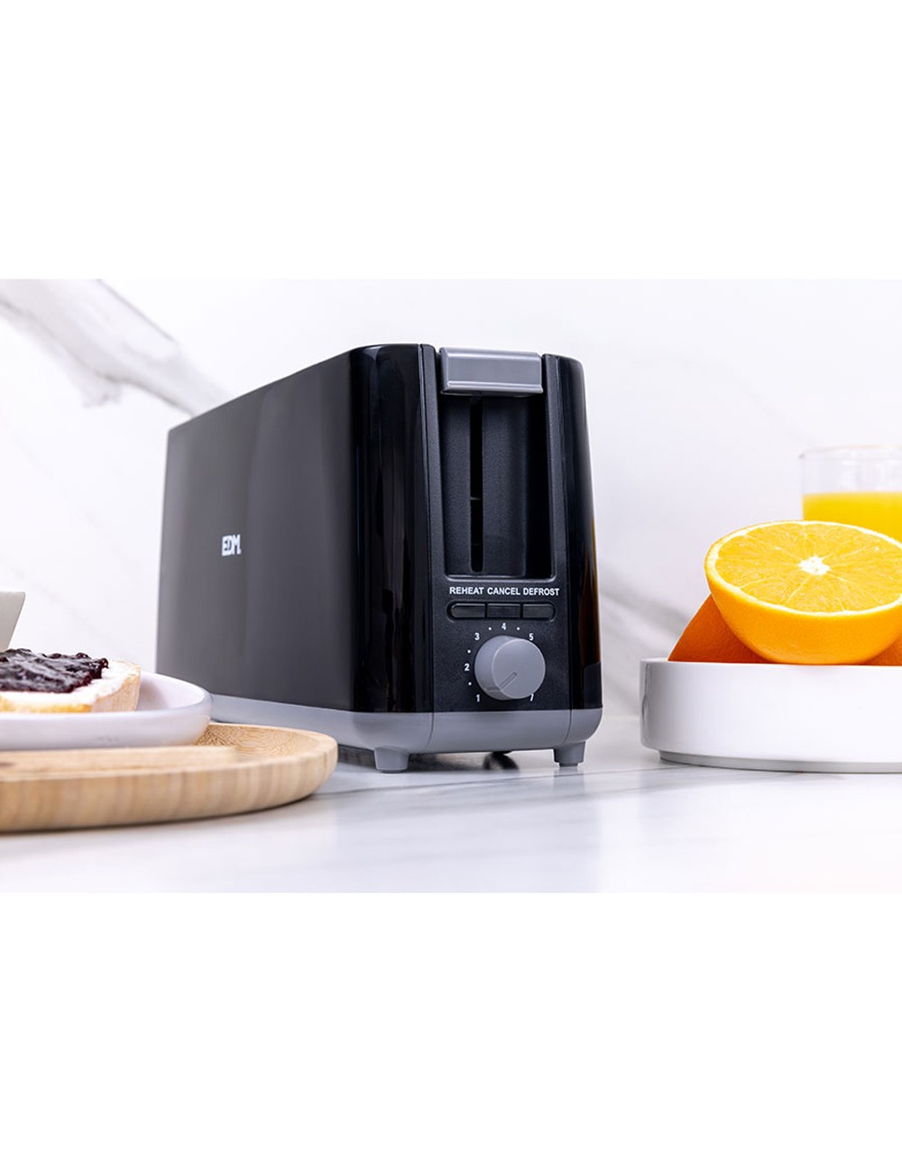 Tostadora ranura larga black design, 900 w