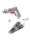 Kit: atornillador hexdriver 3,6v + aspirador de mano 3,6v bcknvcrta01-qw black & decker