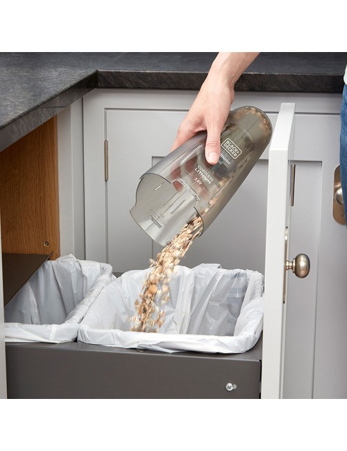 Kit: atornillador hexdriver 3,6v + aspirador de mano 3,6v bcknvcrta01-qw black & decker