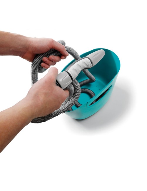 Kit manguera extensible aquapop 15m con cesta de plástico color azul gf80267600 gf