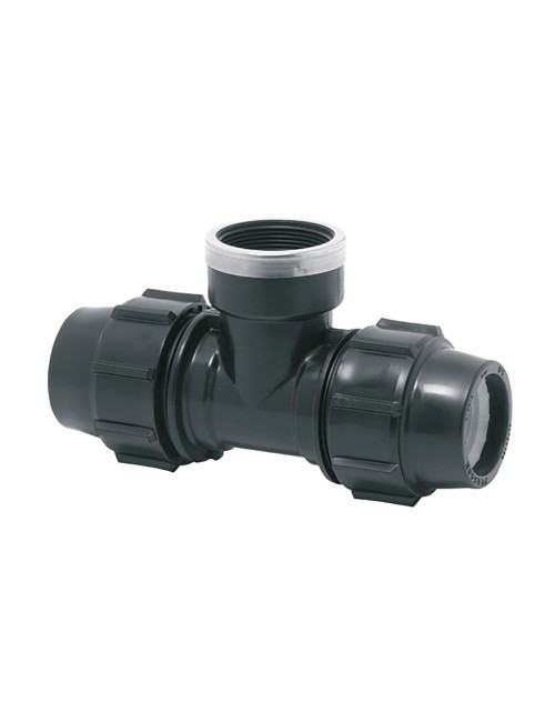 Conexión t mixta rosca hembra 32 mm x 1'' polipropileno