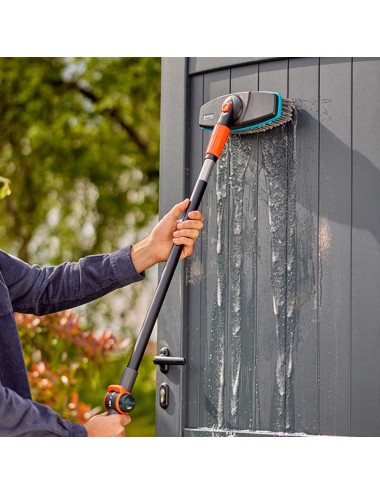 Set de lavado con mango de cerdas suaves con mango y pastillas de jabón 18826-20 gardena