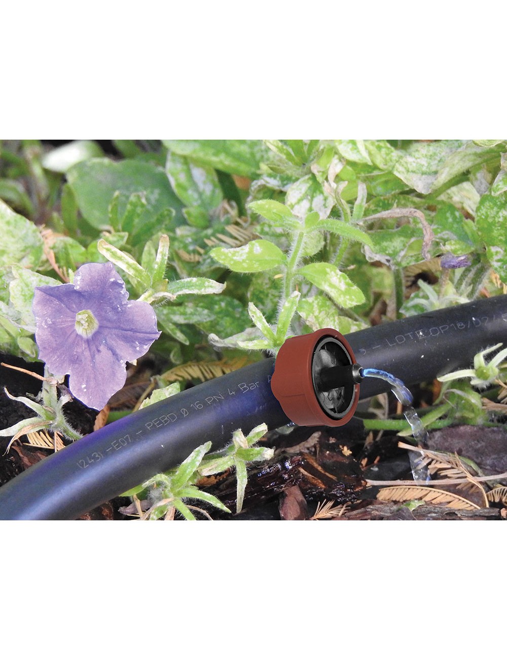 Gotero auto-clean 4 l/h. autocompensado autolimpiable bolsa 25 unidades 906425 aqua control