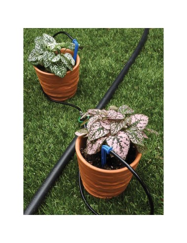 Kit stopper 4 l/h. (2 l/h por estaca) autocompensado y antidrenante con estaca 906202 aqua control