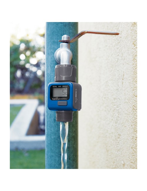 Caudalímetro digital conexión rh 3/4" c2500 aqua control