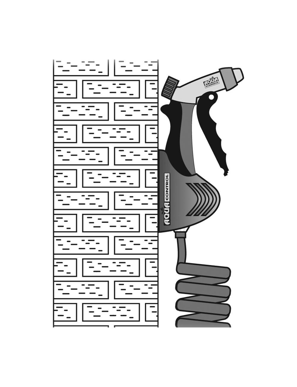 Colgador para manguera helicoidal c2081 aqua control