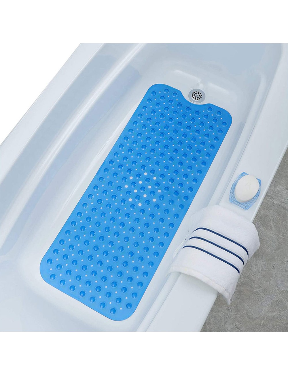 Alfombra de ducha colores surtidos 100 x 40 cm