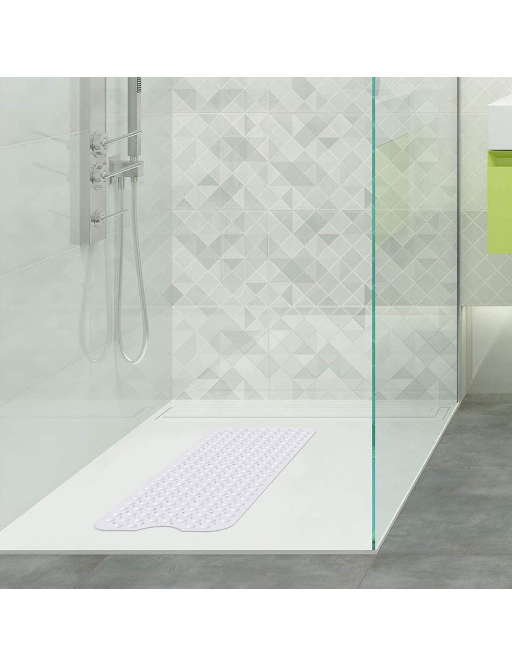 Alfombra de ducha colores surtidos 100 x 40 cm