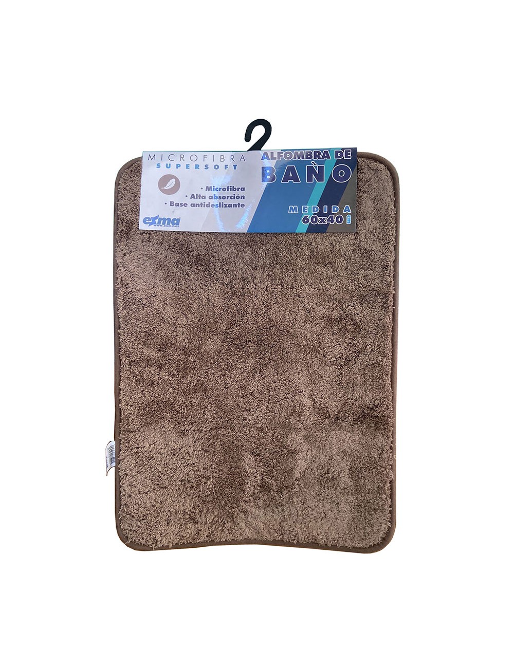 Alfombra de baño microfibra, colores surtidos, 60 x 40 cm