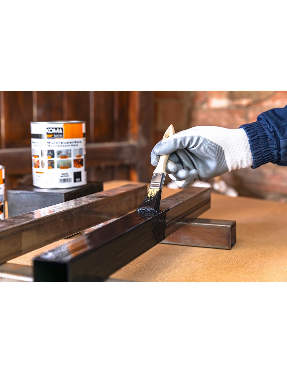 Esmalte multisuperficies negro satinado 750 ml