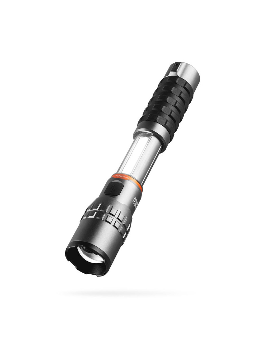 Linterna slyde king 2k. linterna+lámpara cob recargable. por la compra de 6 unidades regalo de expositor