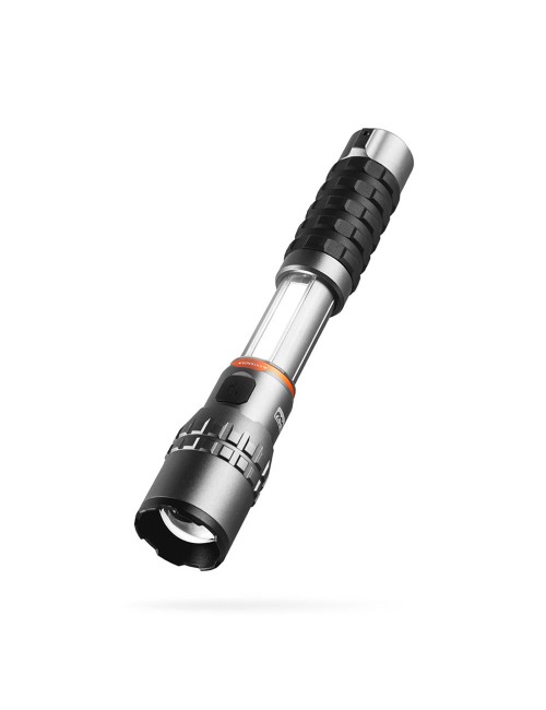 Linterna slyde king 2k. linterna+lámpara cob recargable. por la compra de 6 unidades regalo de expositor