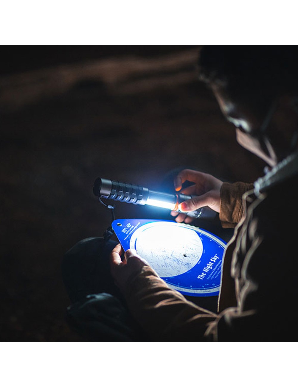 Linterna slyde king 2k. linterna+lámpara cob recargable. por la compra de 6 unidades regalo de expositor